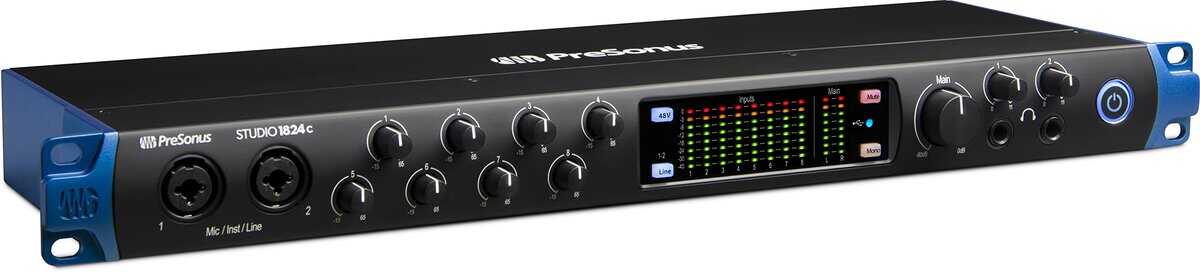 Interfaz de Audio USB PreSonus Studio 1824c 18x20, 192 kHz