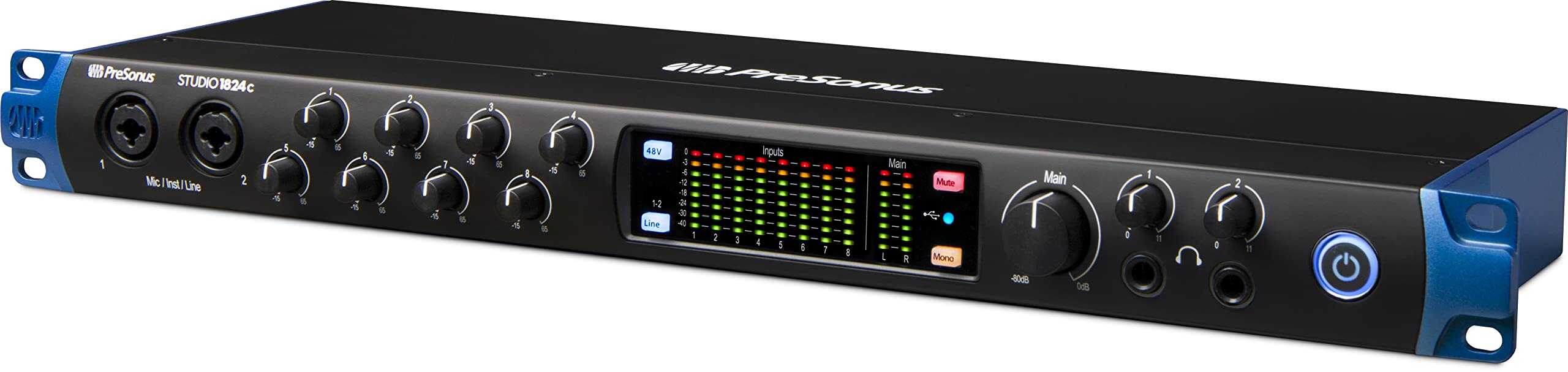 Interfaz de Audio USB PreSonus Studio 1824c 18x20, 192 kHz - Imagen 7