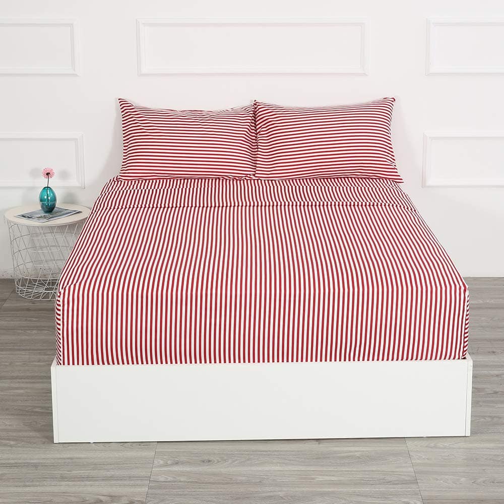 Juego de Sábanas de Rayas de Ticking de la Mejor Temporada, - Imagen 3