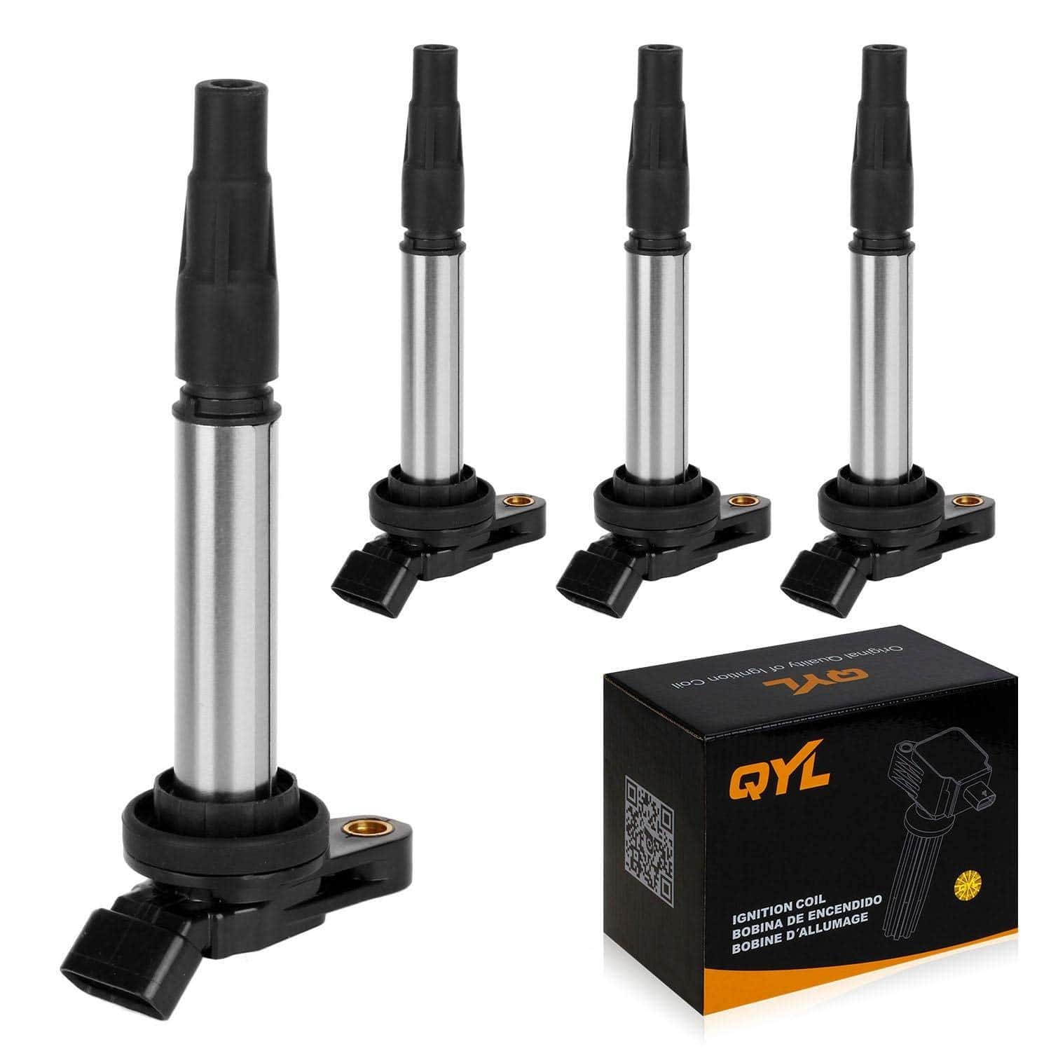 QYL 4Pcs Bobinas de Encendido para Prius Corolla Matrix V