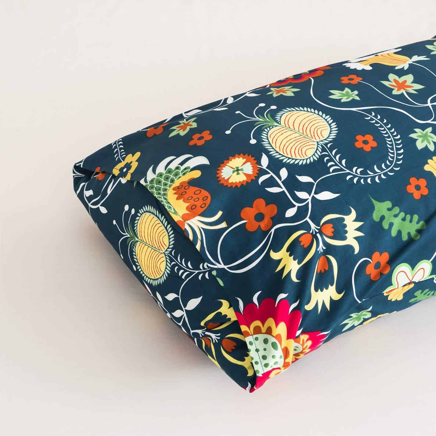 YuHeGuoJi Funda de Edredón Floral Teal Queen 100% Algodón - Imagen 7