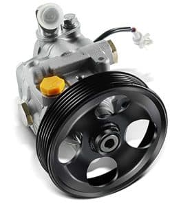 Bomba de dirección asistida con polea ensamblada de