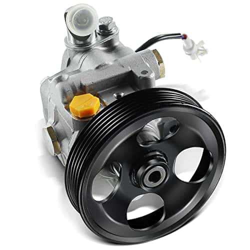 Bomba de dirección asistida con polea ensamblada de