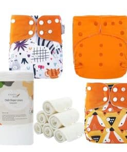 Paquete Esencial de Pañales de Tela KaWaii Baby - 3 Pañales