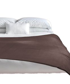 Manta Impermeable 100% Reversible Marrón/Beige para