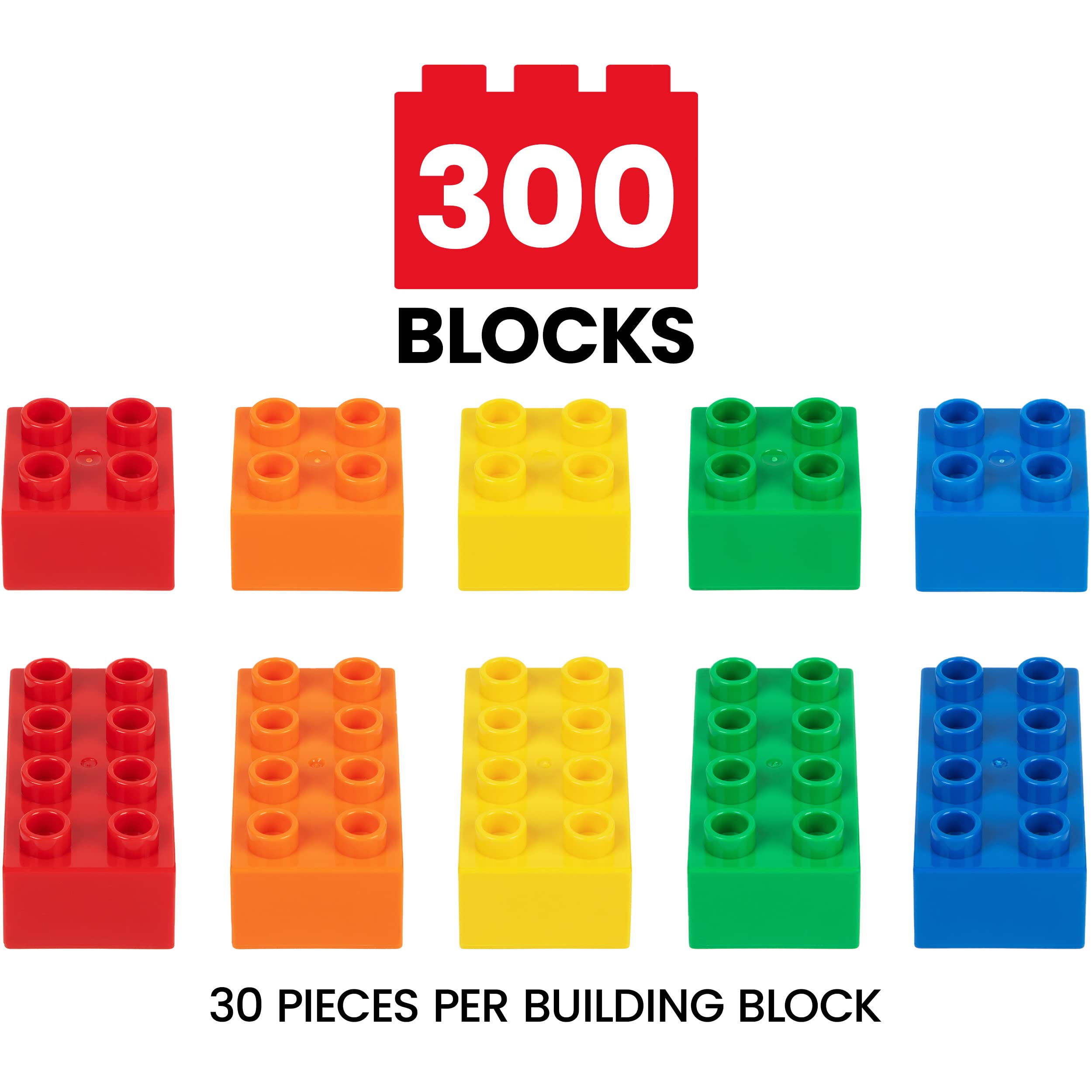 Bloques de Construcción para Niños Pequeños 1-3 (300 - Imagen 3
