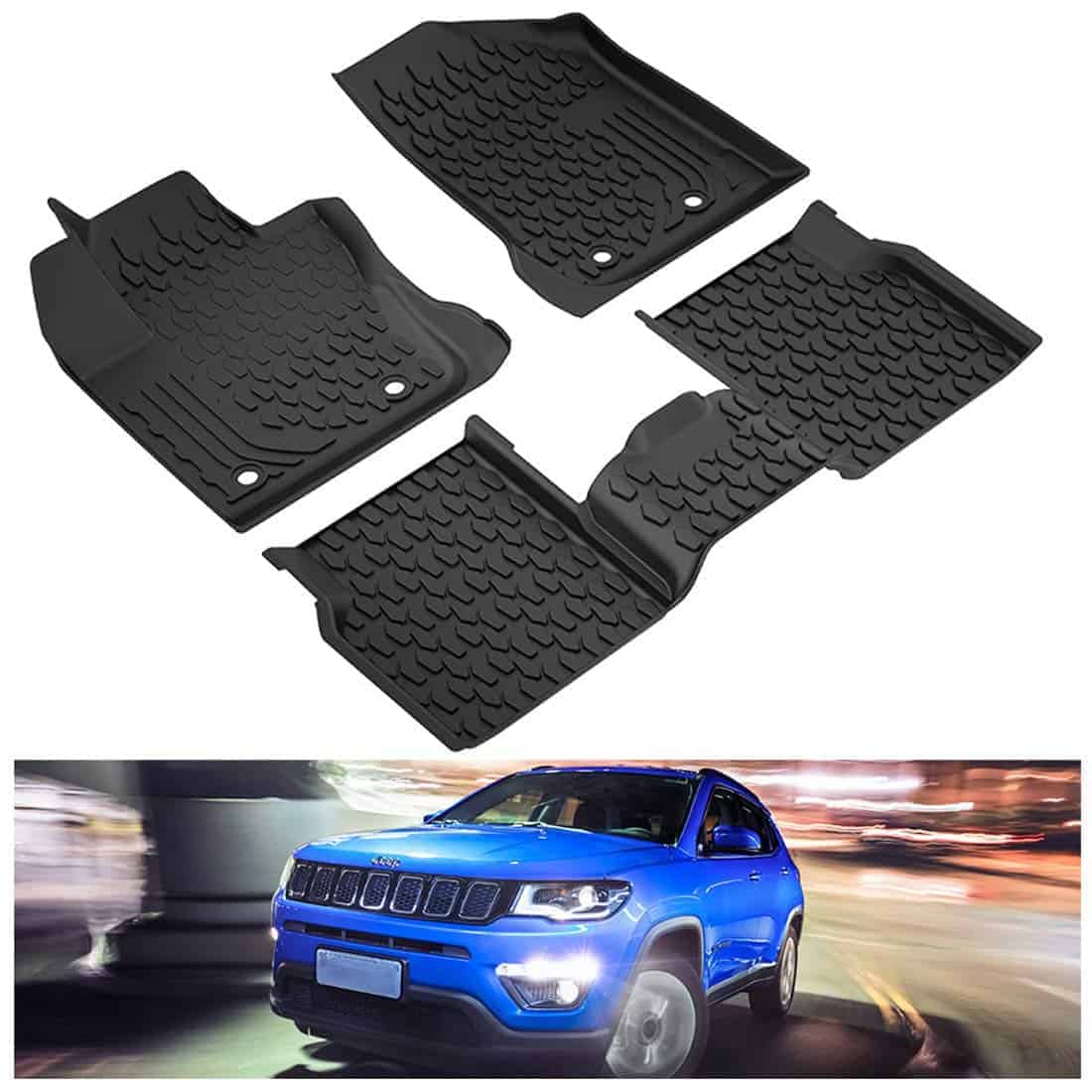 Tapetes para piso KIWI MASTER compatibles con Jeep Compass