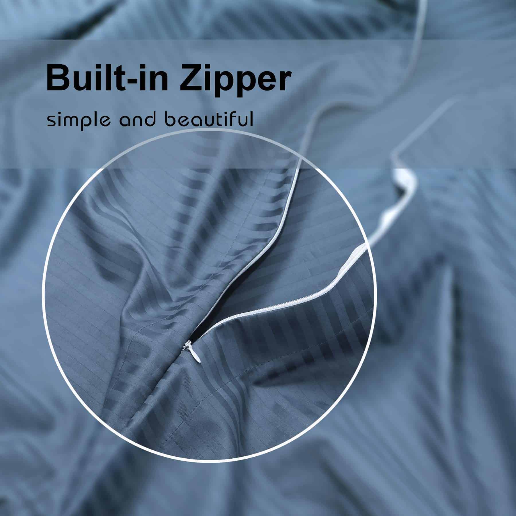 Juego de Funda de Edredón Tamaño Queen -Blue - Imagen 4