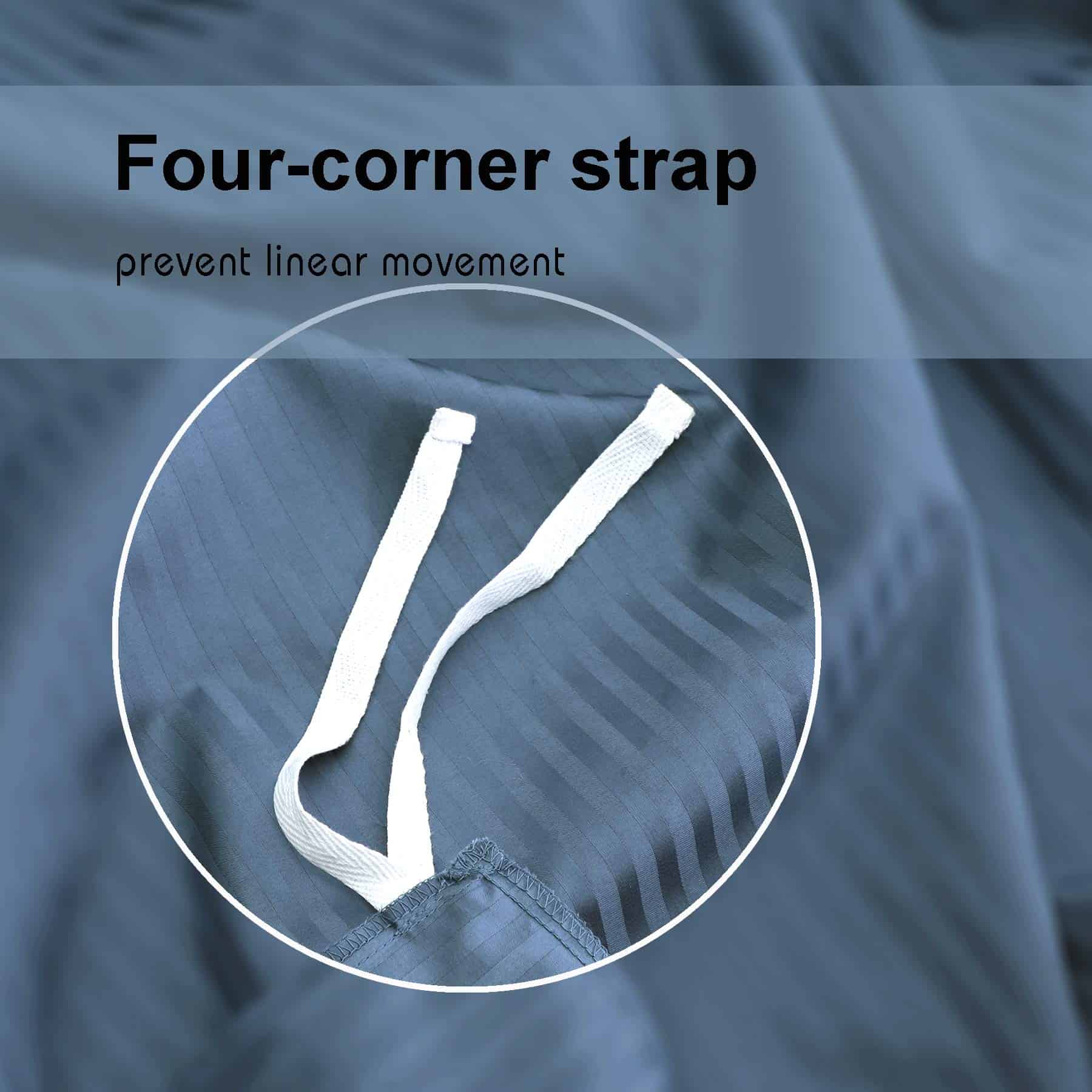 Juego de Funda de Edredón Tamaño Queen -Blue - Imagen 5