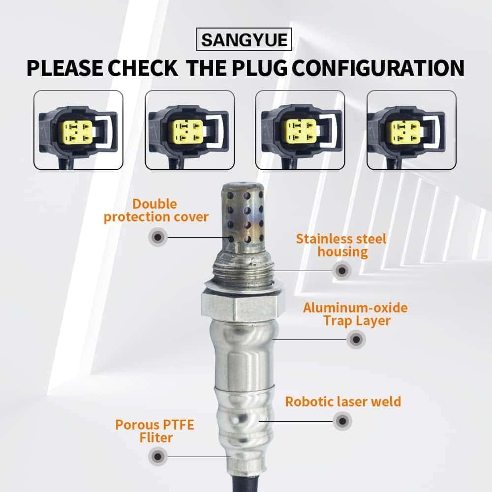 4 Sensor de oxígeno para 2005-2007 Dodge Ram 1500 Jeep - Imagen 4