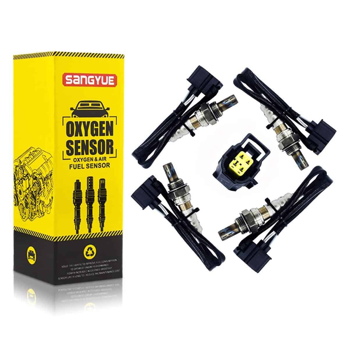 4 Sensor de oxígeno para 2005-2007 Dodge Ram 1500 Jeep