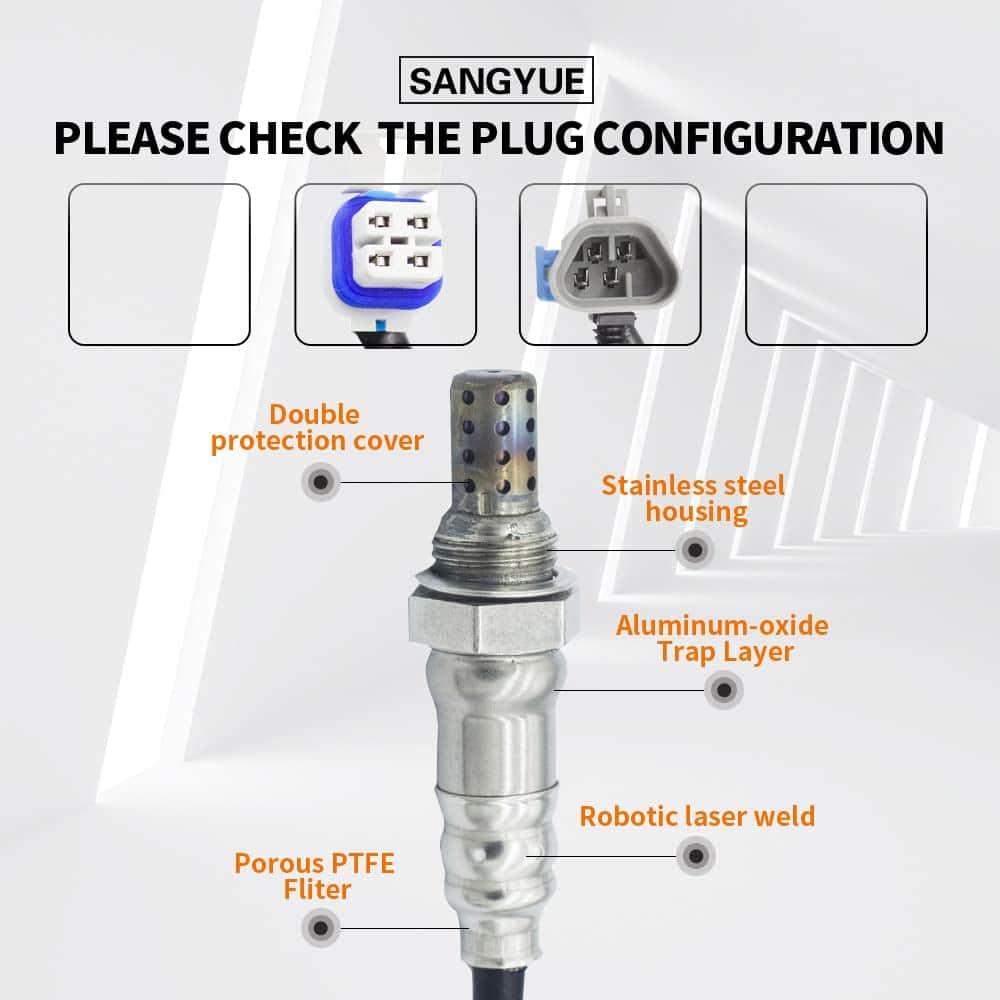 2x Sensor de Oxígeno 1 y 2 para Hummer H3 2006 3.5L Arriba - Imagen 3