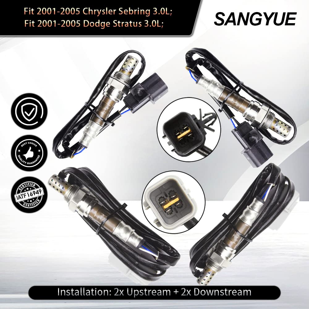 4 Sensor de Oxígeno para Mitsubishi Eclipse Dodge Stratus - Imagen 3