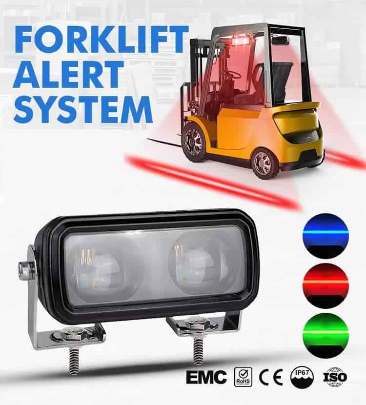 Set de 2 Luces de Seguridad Indicadoras para Montacargas - Imagen 5