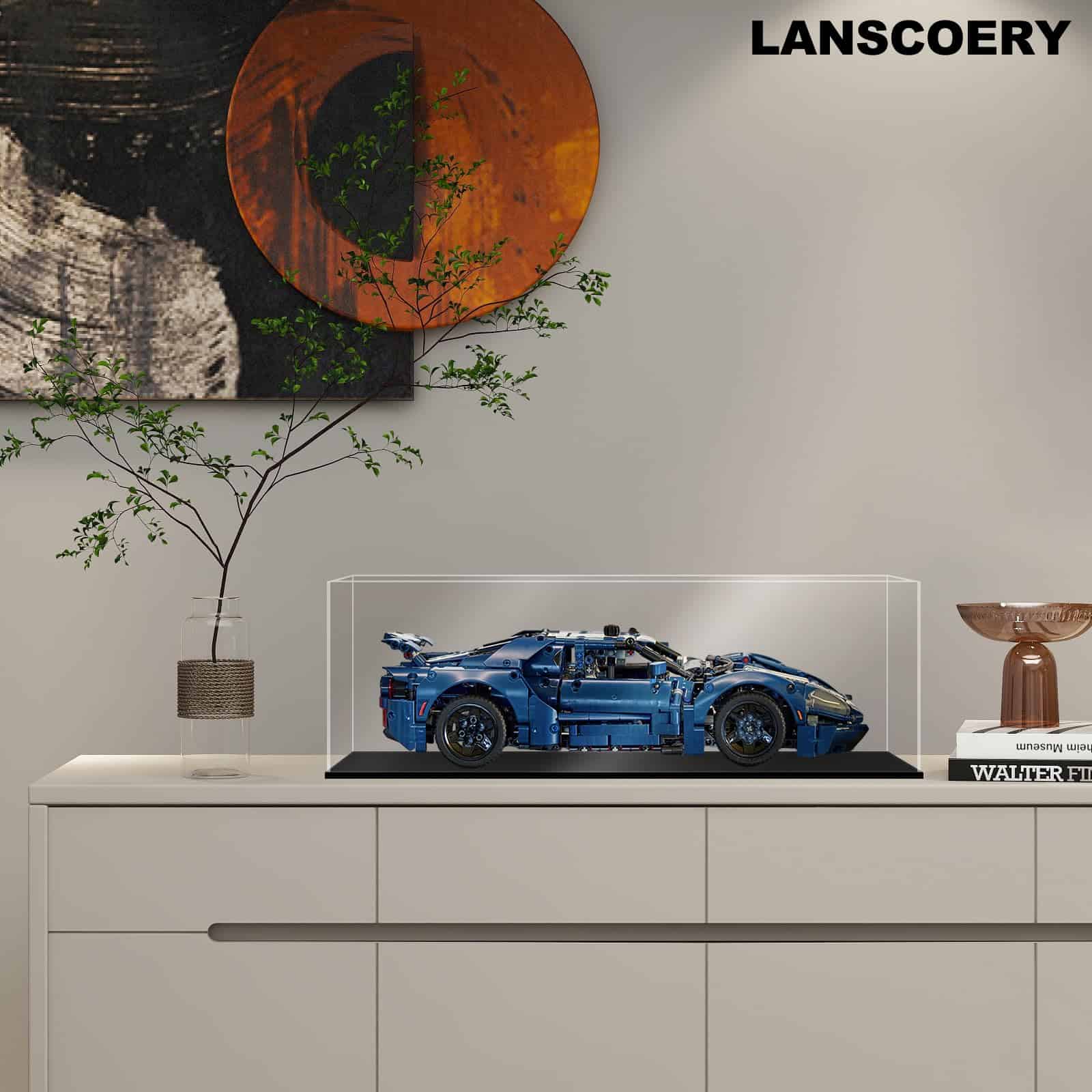 Vitrina de Acrílico Transparente LANSCOERY, Soporte de Caja - Imagen 9