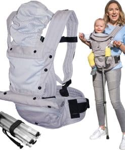 Mamapod Portabebés Todas las Posiciones con Asiento para