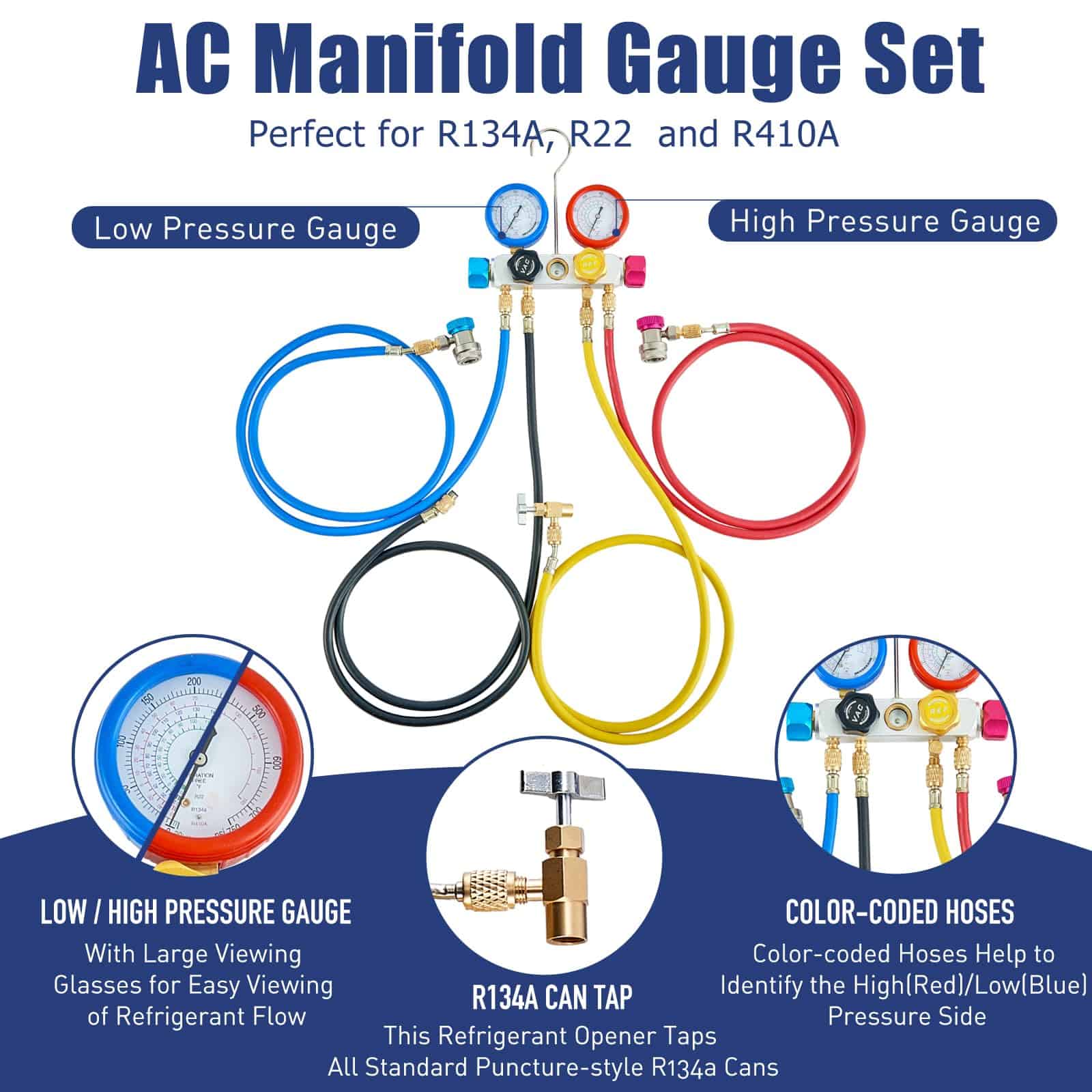 Conjunto de Bomba de Vacío para Aire Acondicionado de 4 - Imagen 4