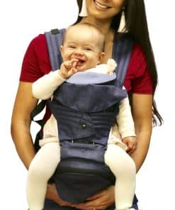 Mamapod Mochila Portabebés con Asiento de Cadera, Azul