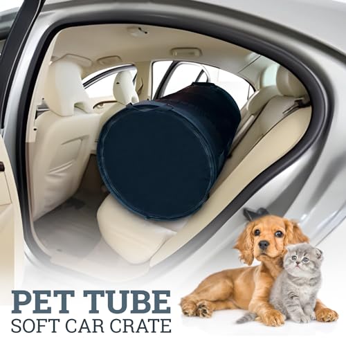 Pet Travel Tube Car Crate Kennel, Barrera de Contención de - Imagen 8