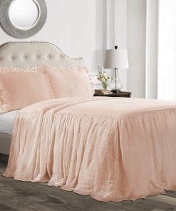Set de Colcha con Falda de Volantes Lush Decor - Juego de