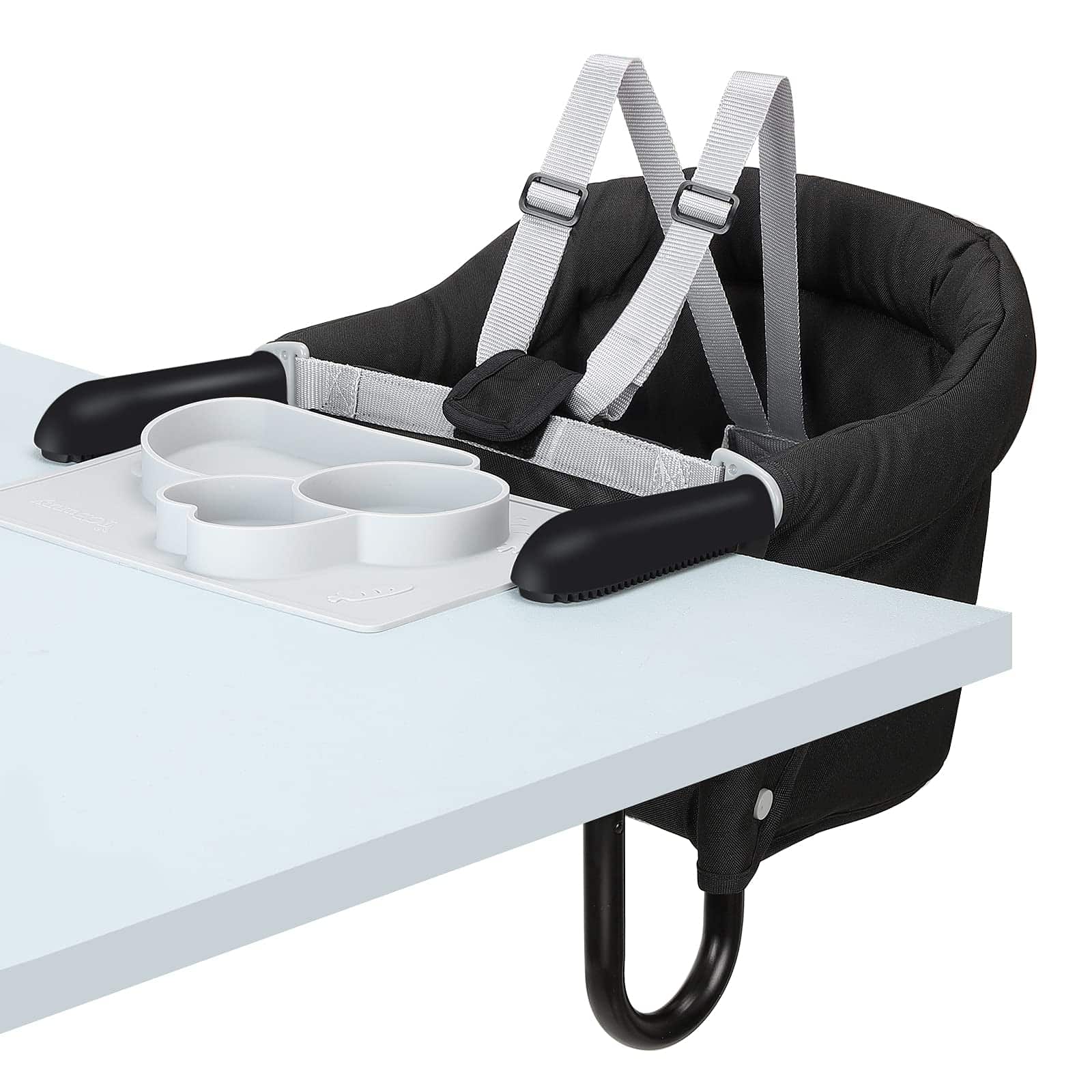 Silla de mesa portable para bebé, plegable con bandeja de
