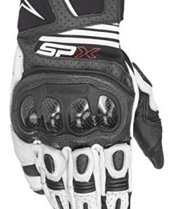 Guante de moto Alpinestars SMX Plus V2 -Negro/Blanco