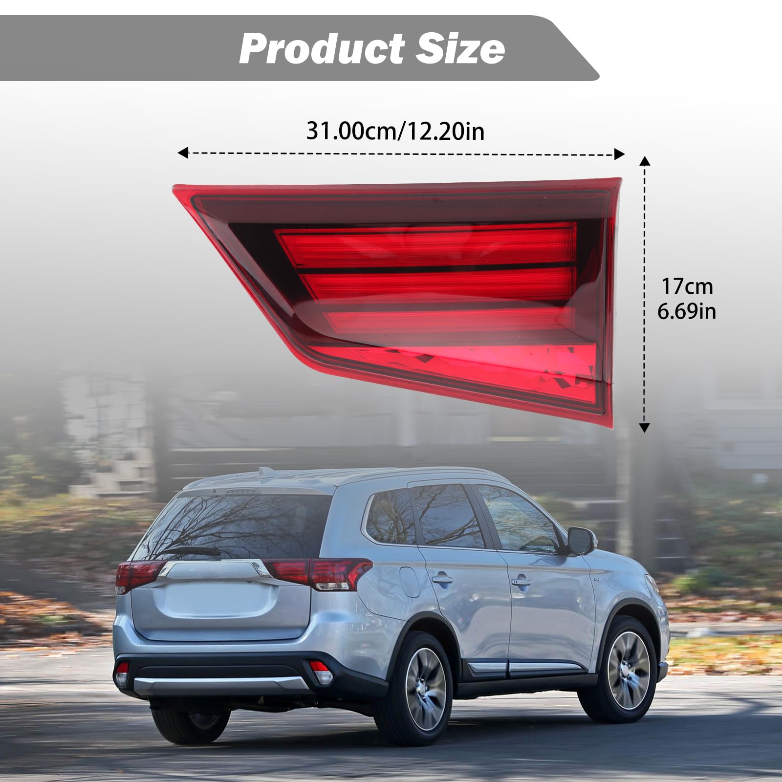 Clidr Lámpara de luz trasera LED interna 8331A186 Genérico - Imagen 7