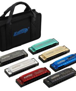 Juego de 7 armónicas East top, armónica diatónica de blues