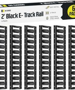 Juego de rieles de amarre E Track de 2' (Paquete de 6) para