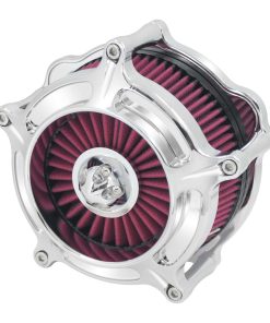 Filtro de aire en espiral CNC para motocicleta Harley Dyna