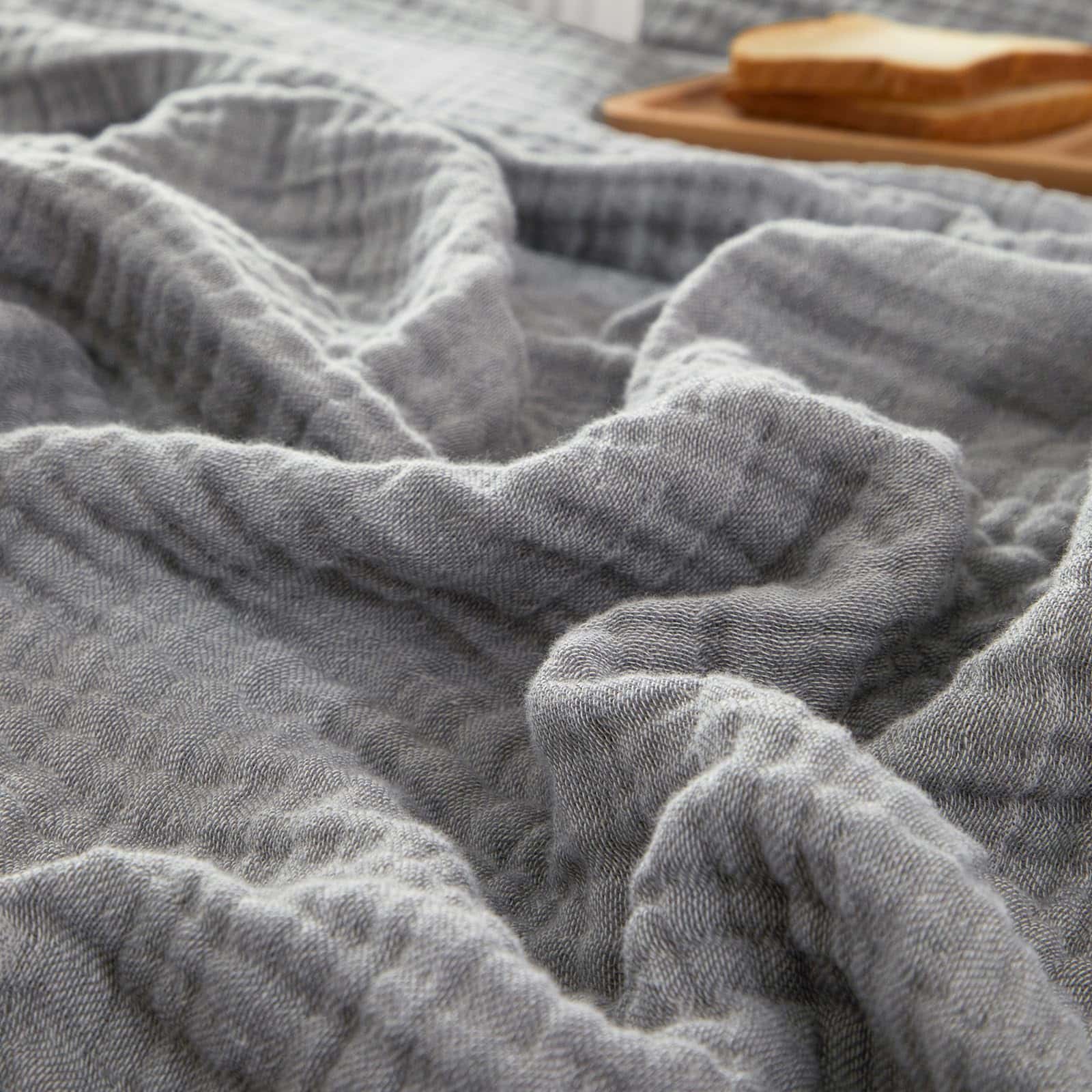 PHF Manta de Muselina de Algodón 100% Tamaño King 108" x