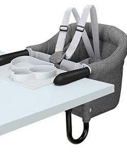 Silla de Gancho con Bandeja, Almacenamiento Compacto y Clip