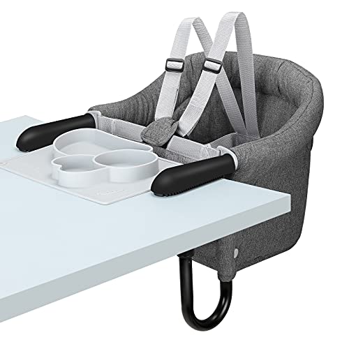 Silla de Gancho con Bandeja, Almacenamiento Compacto y Clip