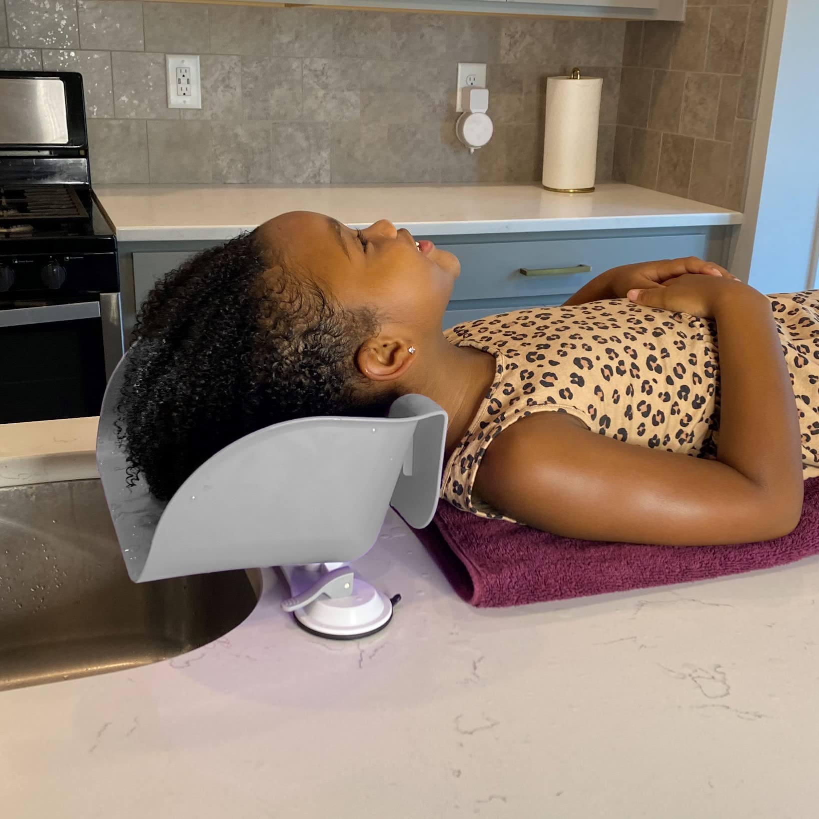 Shampoo Buddy Lavabo de Lavado de Cabello Portátil para - Imagen 3