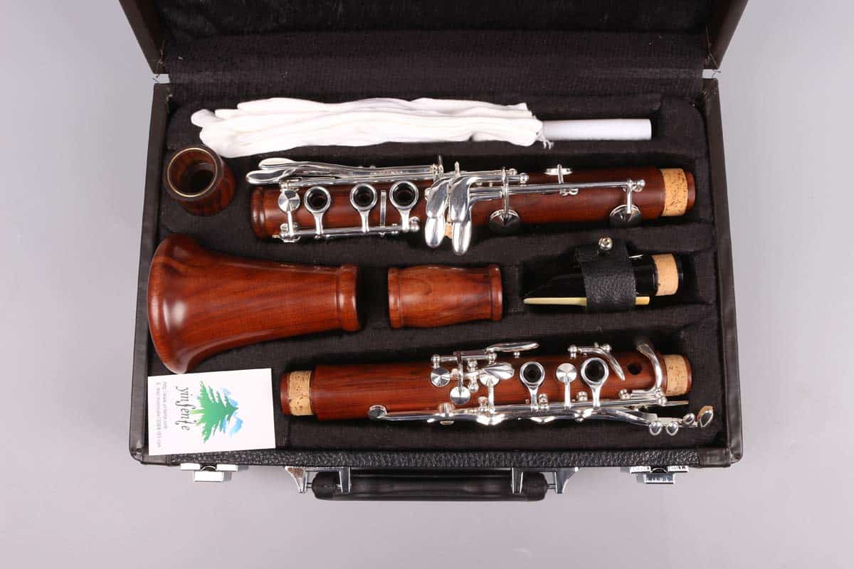 Clarinete B-Flat Yinfente Intermedio Cuerpo de Madera de
