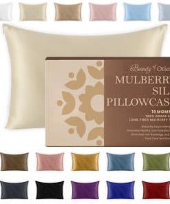 Funda de Almohada de Seda 100% Pura Beauty of Orient para