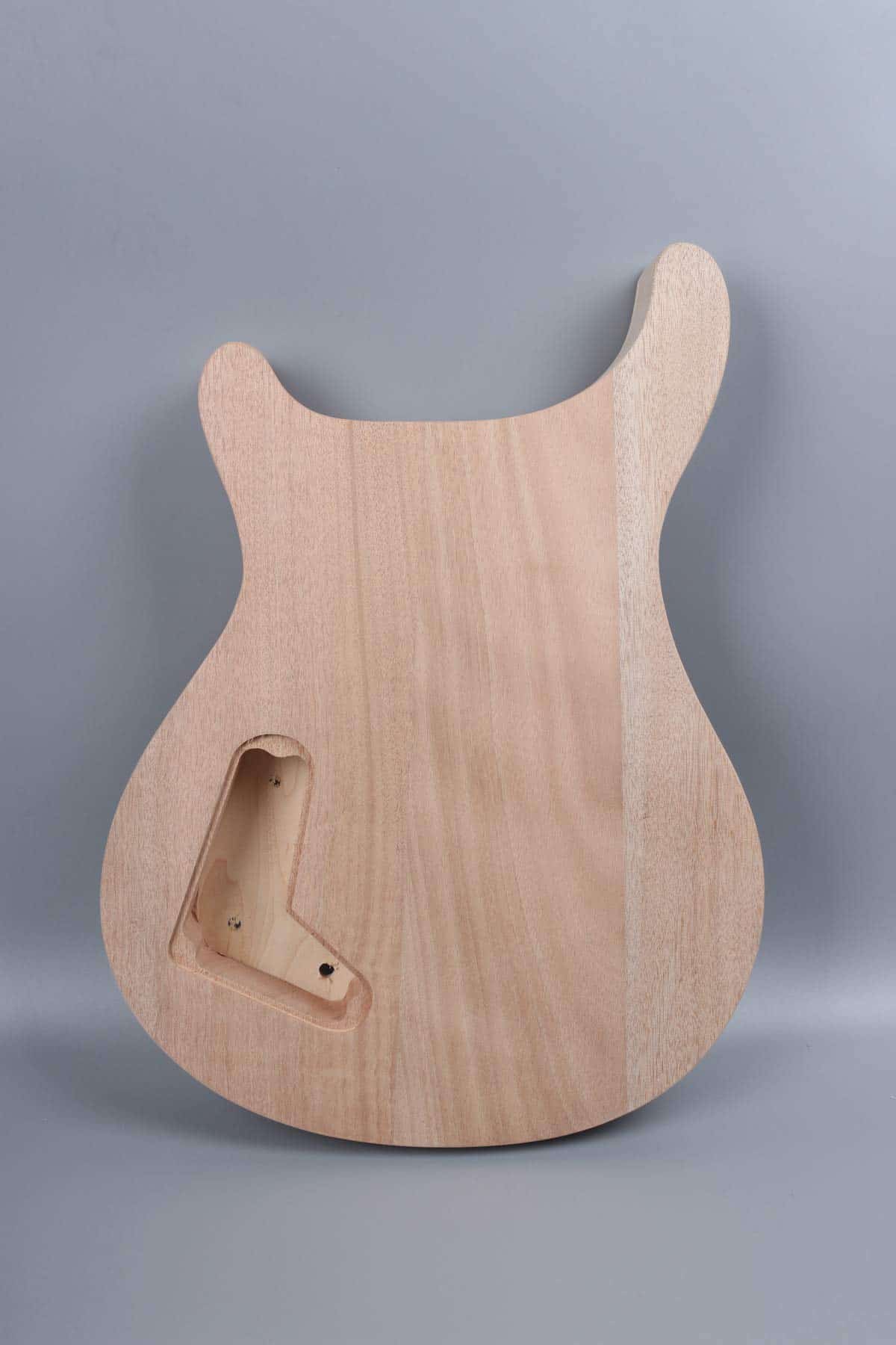 Cuerpo de Guitarra Inacabado de Caoba y Madera de Arce Para - Imagen 3