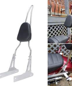 AUFER Respaldo de pasajero desmontable cromado con
