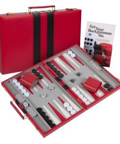 Juego de Backgammon de Get The Games Out - Estuche clásico