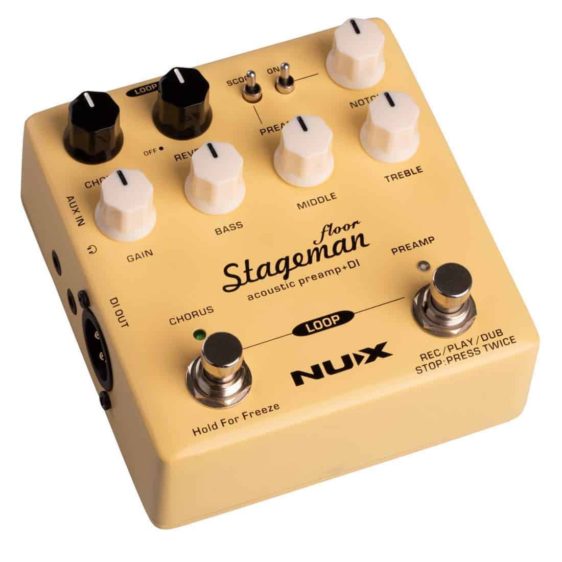 Pedal de Previo y DI para Guitarra Acústica NuX Stageman - Imagen 6