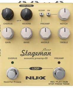Pedal de Previo y DI para Guitarra Acústica NuX Stageman