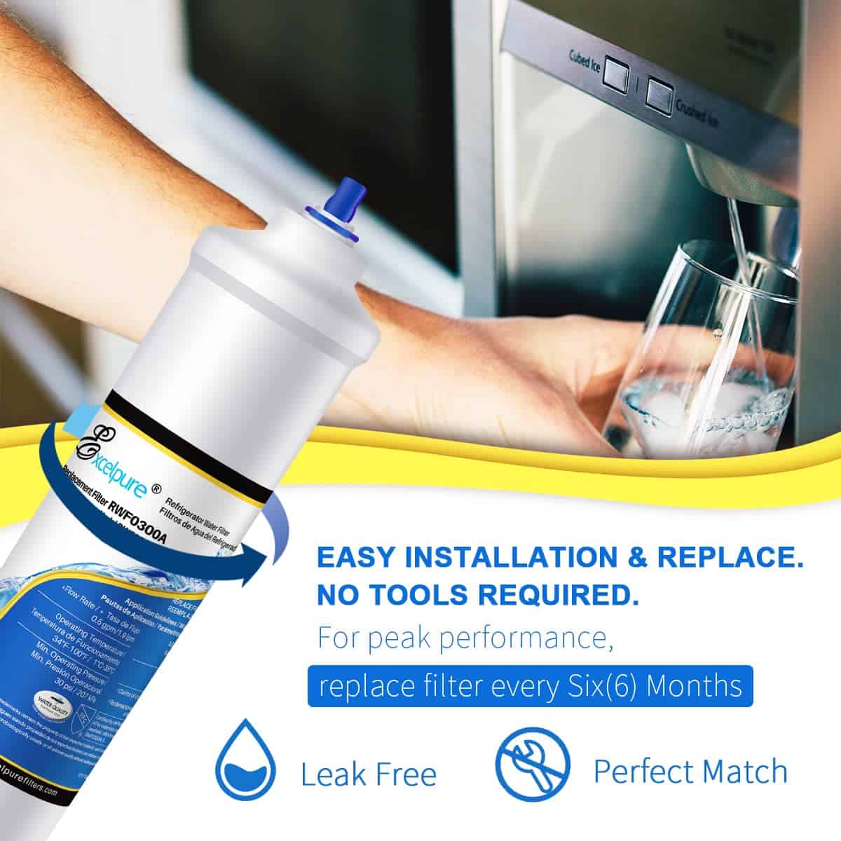 Filtro de Agua en Línea de Repuesto EXCELPURE GXRTDR - - Imagen 6