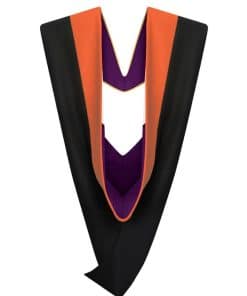 Cappe Diem Capucha de Graduación de Maestría NARANJA: