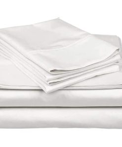 Juego de sábanas de 600 hilos 100% algodón suave de largo