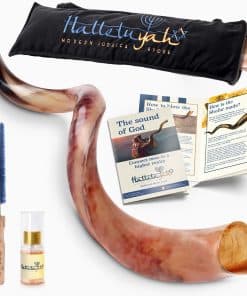 Shofar Kudu Original HalleluYAH Kosher totalmente pulido |