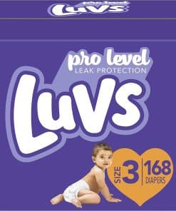 Pañales Luvs Triple Leakguards, Talla 3 (168 Unidades) - El