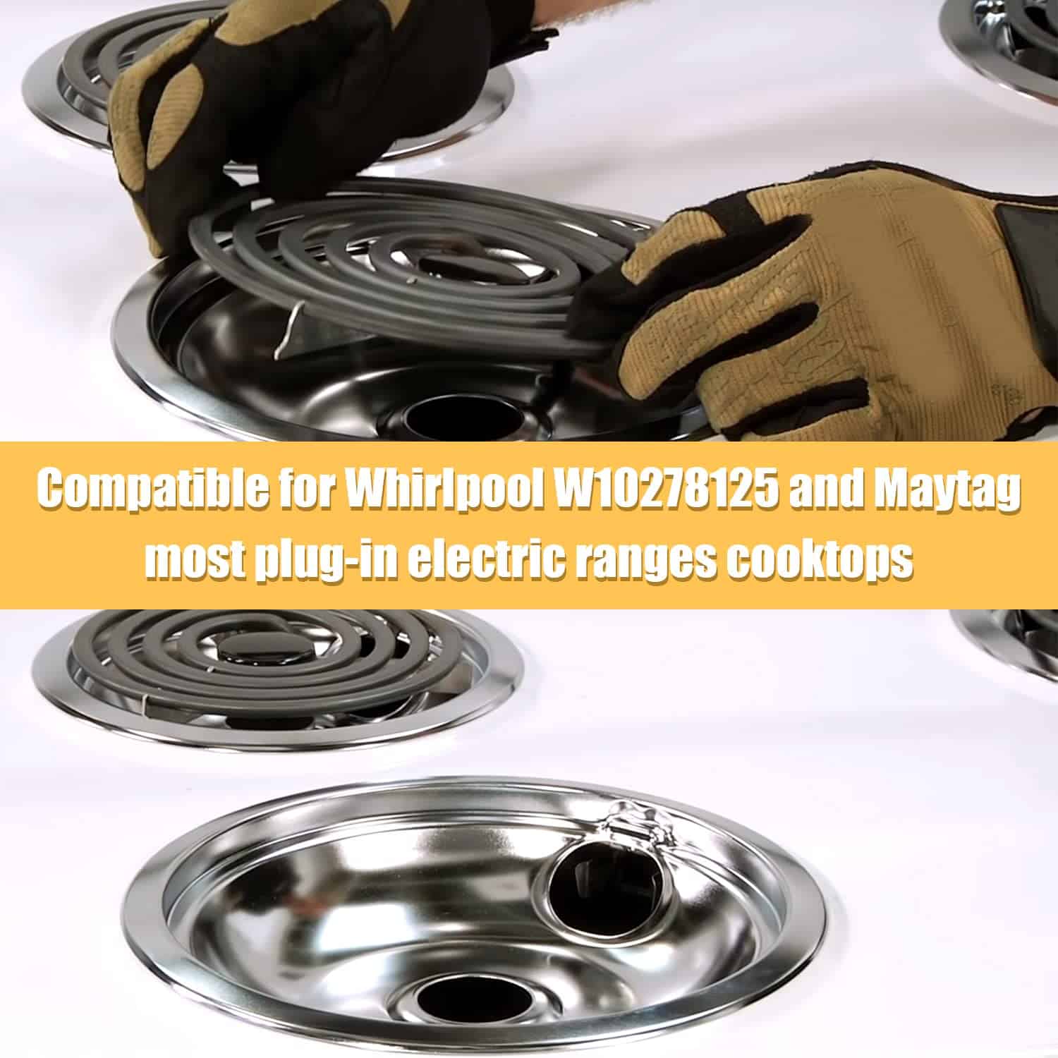 Juego de 4 Tazones Reflector Cromado Universales para - Imagen 4