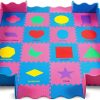 Tapete de Juego para Bebés con Cerca - 60 X 60 Pulgadas