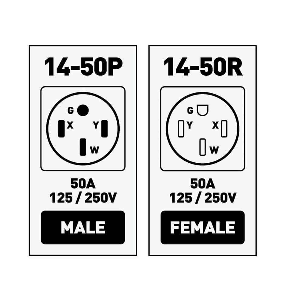 Cable de Extensión de Energía para RV/EV de 25FT 50A - Imagen 5