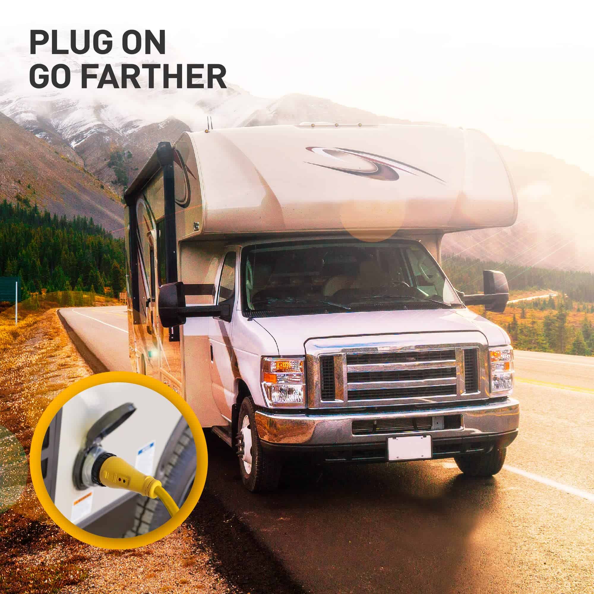 Cable de Extensión de Energía para RV/EV de 25FT 50A - Imagen 7